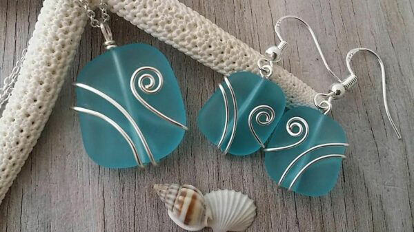 create sea glass jewelry