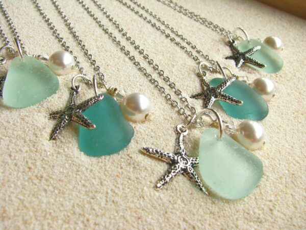 create sea glass jewelry