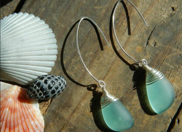 create sea glass jewelry