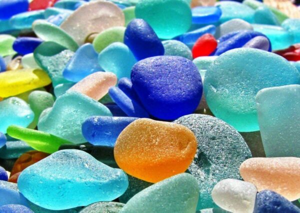 the colors and rarity of sea glass