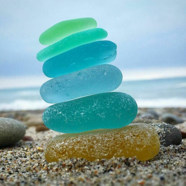 the colors and rarity of sea glass