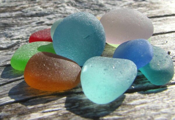 the colors and rarity of sea glass