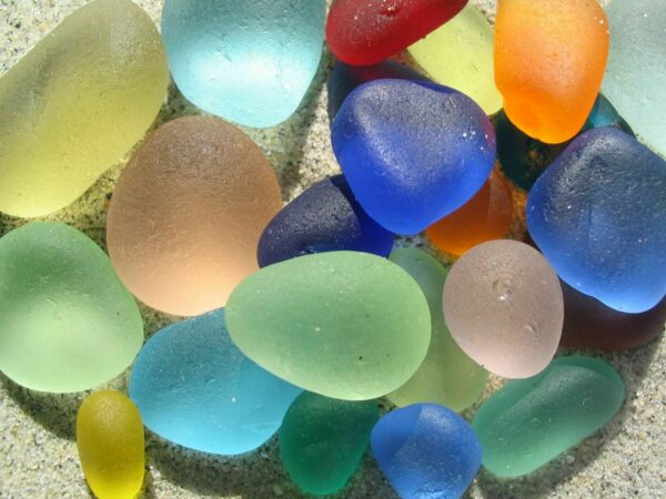 the colors and rarity of sea glass