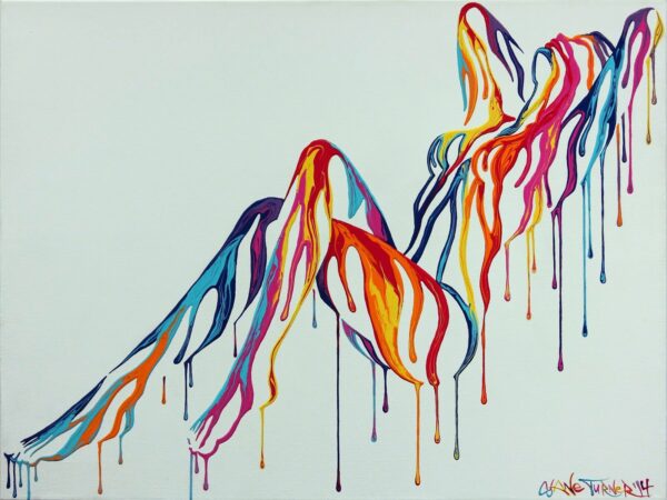 acrilics paintings in abstract modern art