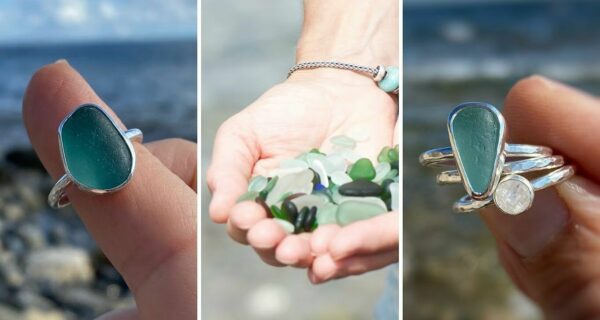 creating a unique sea glass ring with bezel setting