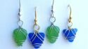 how to make beautiful sea glass earrings at home